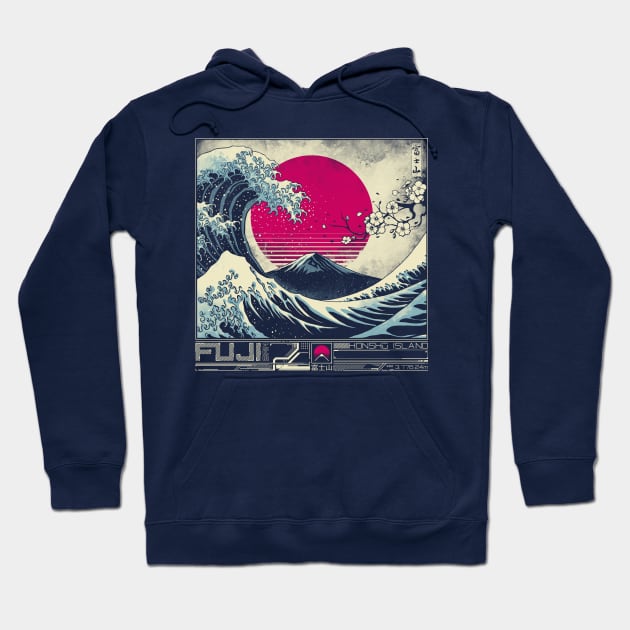 Fuji Wave Hoodie by StudioM6